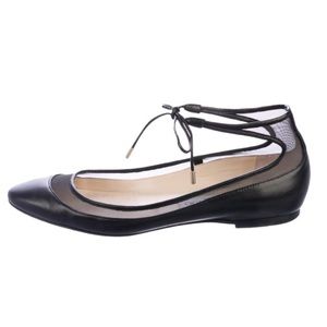 Jimmy Choo Tyler Leather Flats